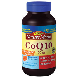 天然CoQ10, 100毫克- 40软凝胶