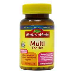 Nature Made Multi For Her With Iron  Calcium