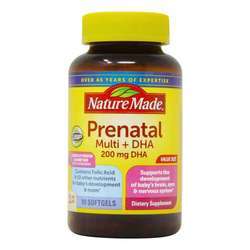 Nature Made Prenatal Multi + DHA - 90 Softgels