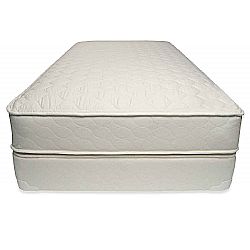 Naturepedic Quilted Organic Cotton Deluxe Mattress SET - 1 Full Mattress with Foundation