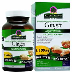 Nature's Answer Ginger Rhizome 1,100 mg - 90 VCapsules