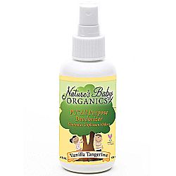 Nature's Baby Organics PU All Purpose Deodorizer, Vanilla Tangerine  - 4 fl oz