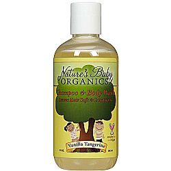 Nature's Baby Organics Shampoo and Body Wash, Vanilla Tangerine  - 8 fl oz