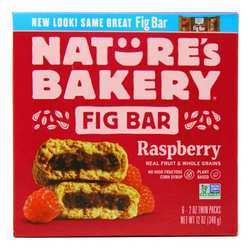 Nature's Bakery Whole Wheat Fig Bars, Raspberry - 6 bars