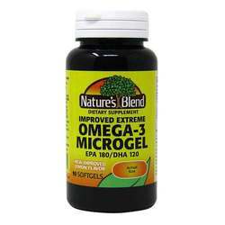 Nature's Blend Extreme Omega-3 Microgel - 90 Softgels