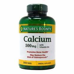 Nature's Bounty Calcium - 500 mg - 300 Tablets