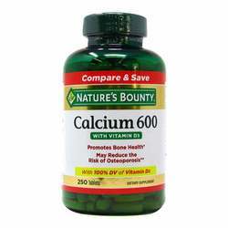 Nature's Bounty Calcium 600 - 600 mg - 250 Tablets