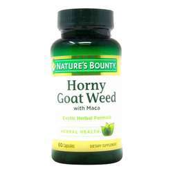 Nature's Bounty Horny Goat Weed - 500 mg - 60 Capsules