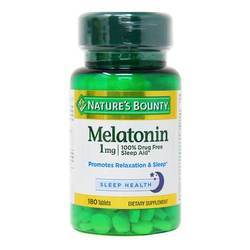 Nature's Bounty Melatonin - 1 mg - 180 Tablets