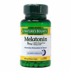 Nature's Bounty Melatonin - 5 mg - 90 Softgels