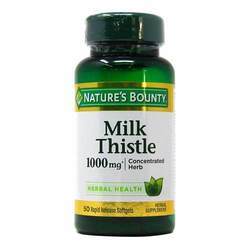 Nature's Bounty Milk Thistle - 1,000 mg - 50 Softgels