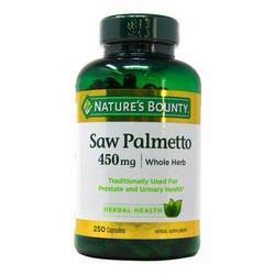 Nature's Bounty Saw Palmetto - 450 mg - 250 Capsules