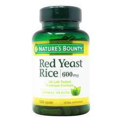 Nature's Bounty Red Yeast Rice - 600 mg - 120 Capsules