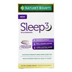 Nature's Bounty Sleep3 - 120 Tri-Layered Tablets