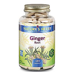 Nature's Herbs Ginger Root - 100 Caps