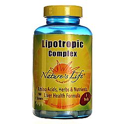 Nature's Life Lipotropic Complex - 180 Tablets