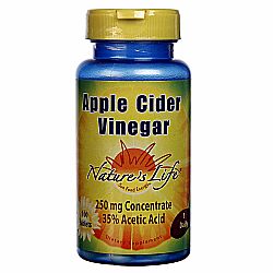 Nature's Life Apple Cider Vinegar - 250 mg - 100 Tablets