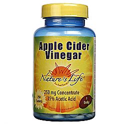 Nature's Life Apple Cider Vinegar - 250 mg - 250 Tablets