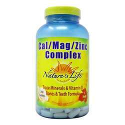 Nature's Life Cal Mag Zinc Complex Tabs - 250 Tablets