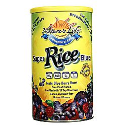 Nature's Life Super Blue Rice Protein, Berry - 488 g