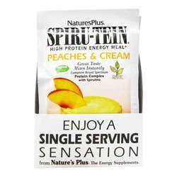Nature's Plus Spiru-Tein, Peaches & Cream - 8 Packets
