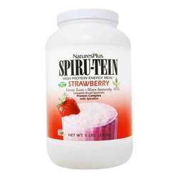 Nature's Plus Spiru-Tein草莓高蛋白能量餐- 5磅(2268克)