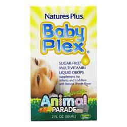 Nature's Plus Animal Parade Baby Plex Multi Sugar-Free, Orange - 2 fl oz  (60 ml)
