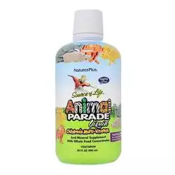 Nature's Plus动物游行液体儿童多种维生素，热带浆果风味- 30 fl oz (887 ml)