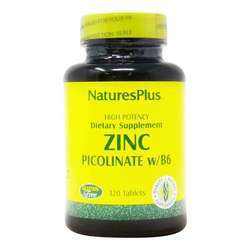 Nature's Plus Zinc Picolinate w B6 - 120 Tablets