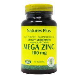 Nature's Plus Mega Zinc - 100 mg - 90 Tablets