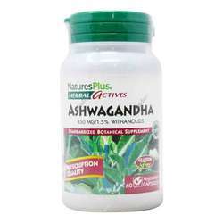 Nature's Plus Ashwagandha -450毫克-60个素食胶囊
