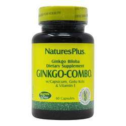 Nature's Plus Ginkgo-Combo - 120 mg - 60 Capsules