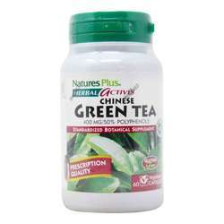 Nature's Plus Chinese Green Tea - 60 Vegetarian Capsules