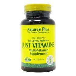 Nature's Plus Just Vitamins Sustained Release - 60 Tablets