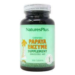 Nature's Plus Papaya Enzyme - 360 Tablets