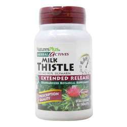 Nature's Plus Milk Thistle, Extended Release - 500 mg - 30 Tablets