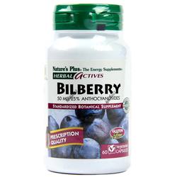 Nature's Plus Bilberry - 50 mg - 60 Vegetarian Capsules