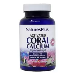 Nature's Plus活化的珊瑚钙345 mg -90素胶囊
