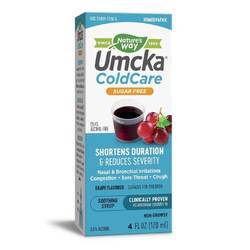 大自然的方式Umcka Coldcare无糖糖浆，葡萄-4 fl oz