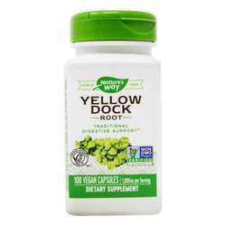 Nature's Way Yellow Dock Root - 500 mg - 100 Vegan Capsules