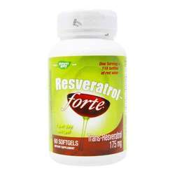 Nature's Way Resveratrol Forte - High Potency - 60 Softgels