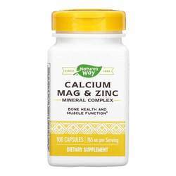 Nature's Way Calcium Mag and Zinc - 100 Caps