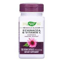 Nature's Way Echinacea Vitamin C - 100 Capsules