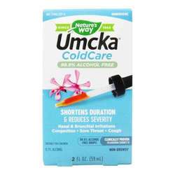大自然的方式Umcka Coldcare无酒精滴-2 Fl盎司（59毫升）