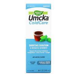 大自然的方式Umcka Coldcare Menthol糖浆-8 Fl oz（240毫升）