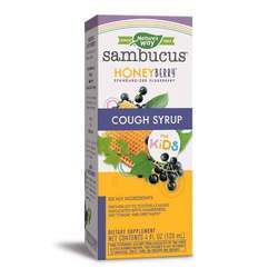 Nature's Way Sambucus Honeyberry Cough Syrup for Kids, Original - 4 fl oz
