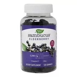 自然之道sambuus标准化接骨木软糖- 120个软糖