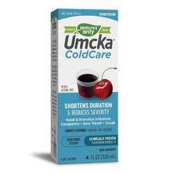 大自然的方式Umcka Coldcare糖浆，樱桃-4 fl oz（120毫升）