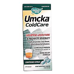 大自然的方式Umcka Coldcare Menthol糖浆-4 Fl oz