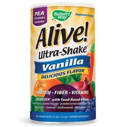 Nature's Way Alive! Ultra-Shake, Vanilla - Pea Protein - 21 oz